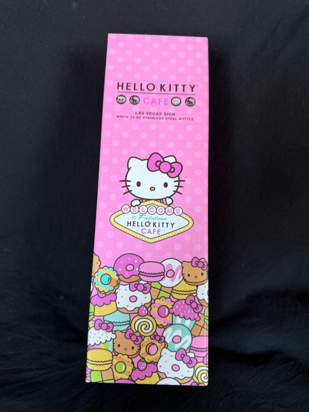 Hello Kitty Cafe 24oz Stainless Steel Water Bottle